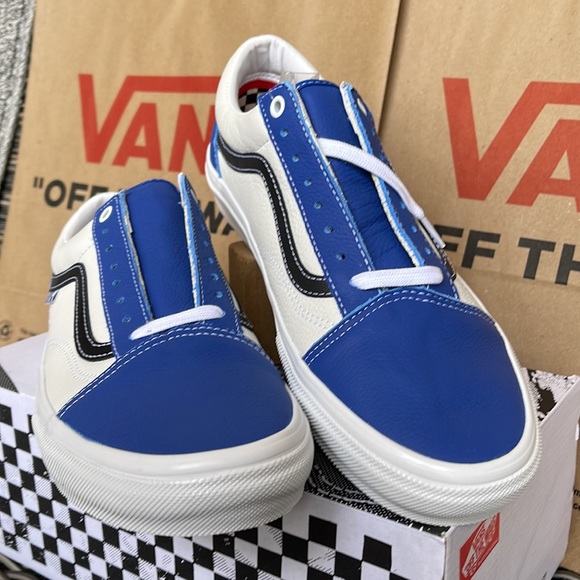 Vans Skate Old Skool Sport Leather True Blue/White WMNS sneakers - Picture 7 of 16